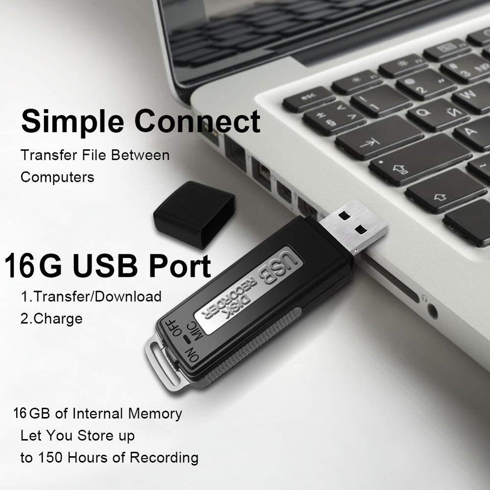 Amazon.com: Mini Voice Recorder,Lgsixe 16GB Small USB Recording